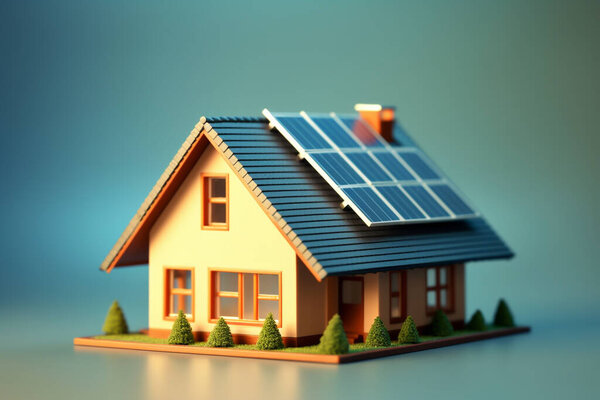 A Eco-Friendly Living: Small Steps Towards a Sustainable Future. illustration 3D