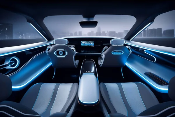 A电动汽车革命 迈向可持续的未来 说明3D — 图库照片