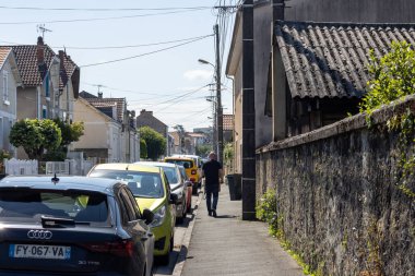 Perigueux, Dordogne, Fransa 18 Mayıs 2023: Sokak manzarası