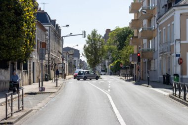 Perigueux, Dordogne, Fransa 18 Mayıs 2023: Sokak manzarası