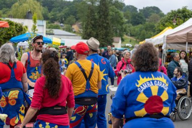 Vergt, Dordogne, Fransa 22 Mayıs 2023: Çilek 'in kırsal kesimdeki partisi