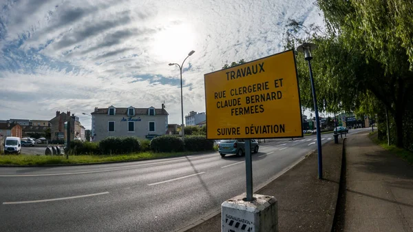 Perigueux Dordogne France Травня 2023 Glimpse Grand Perigueux City Road — стокове фото