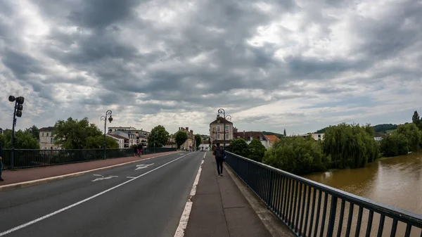 stock image Perigueux, Dordogne, France May 26 2023 :  A Glimpse of the Grand Perigueux City from the Road