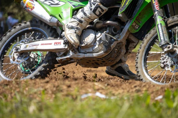 Dordogne Francia Mayo 2023 Mud Grit Glory Chronicles Motocross Rider —  Fotos de Stock