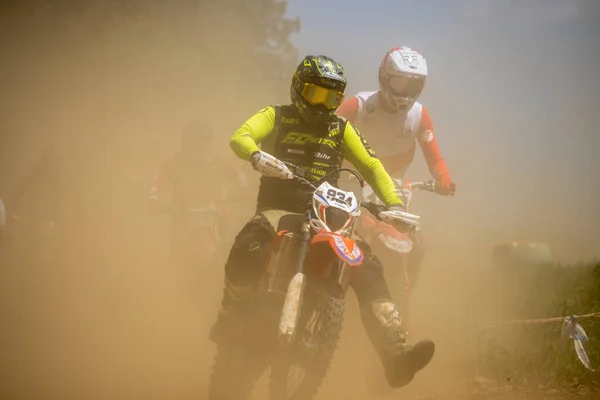 Dordogne France Травня 2023 Mud Grit Glory Chronicles Motocross Rider — стокове фото