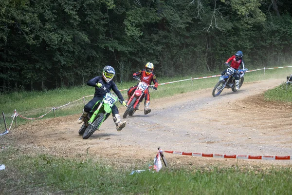 Dordogne Franciaország Május 2023 Sár Grit Glory Chronicles Motocross Rider — Stock Fotó