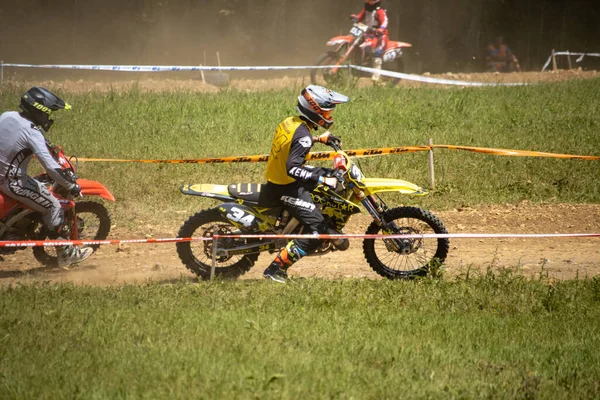 Dordogne França Maio 2023 Mud Grit Glory Chronicles Motocross Rider — Fotografia de Stock