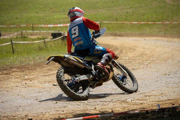 Dordogne Francja Maja 2023 Mud Grit Glory Chronicles Motocross Rider — Zdjęcie stockowe