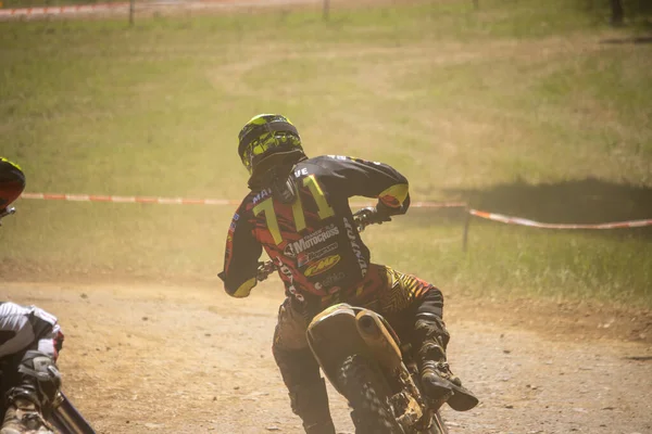 Dordogne Francja Maja 2023 Mud Grit Glory Chronicles Motocross Rider — Zdjęcie stockowe