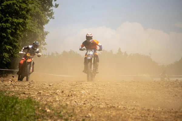 Dordogne Frankrike Maj 2023 Lera Grit Och Ära Krönikor Motocross — Stockfoto