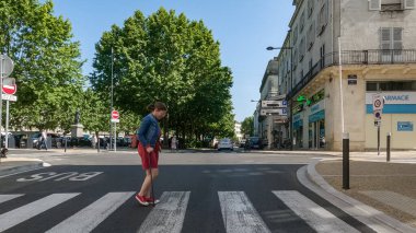 Perigueux, Dordogne, Fransa 30 Mayıs 2023: Büyüleyici Şehir Manzaraları: Perigueux Şehir Yolları