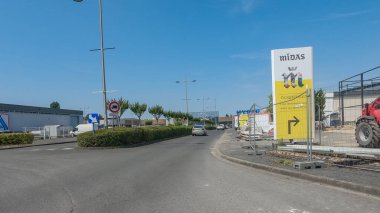 Perigueux, Dordogne, Fransa 30 Mayıs 2023: Büyüleyici Şehir Manzaraları: Perigueux Şehir Yolları