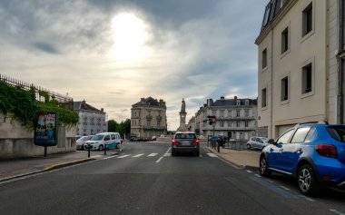 Perigueux, Fransa 08 Haziran 2023: Şehir Hayatı Ebb ve Akışı - Perigueux Trafiği
