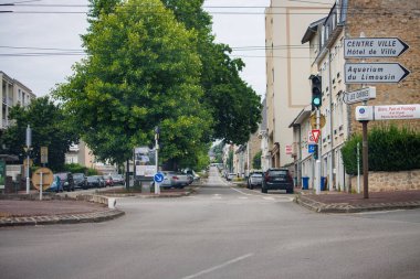 Limoges, Haute Vienne, Fransa 18 Haziran 2023: Otoyollar Ağı Arasında Yolculuk