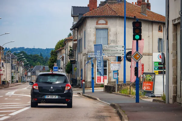Limoges Haute Vienne Γαλλία Ιουνίου 2023 Αυτοκίνητα Που Κινούνται Στους — Φωτογραφία Αρχείου