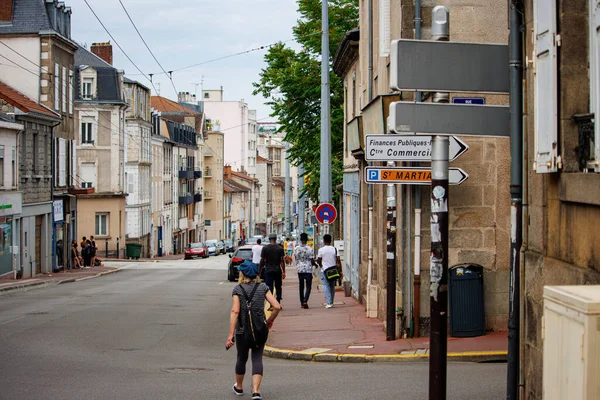 Limoges Haute Vienne Frankrijk Juni 2023 Wandelen Door Straten Een — Stockfoto