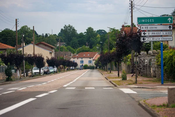Limoges Haute Vienne Franciaország 2023 Június Utazás Autópálya Hálózaton Keresztül — Stock Fotó