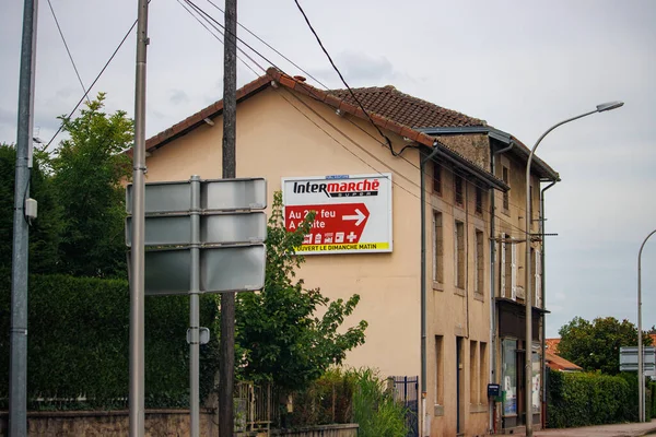 Limoges Haute Vienne Frankrijk Juni 2023 Opvallende Reclameborden Stedelijke Instellingen — Stockfoto