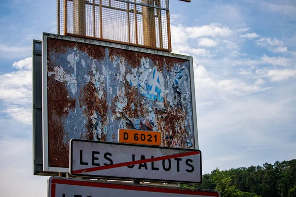 Perigueux Dordogne Franciaország 2023 Június Szabadtéri Reklám Művészete — Stock Fotó