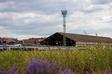 Dordogne, Fransa Temmuz 02 2023: Yeni Aquitaine Bölgesi Treni