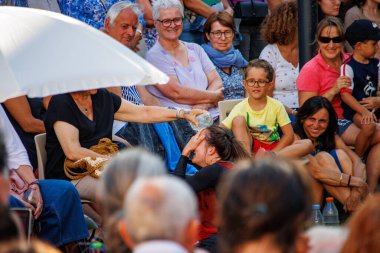 Perigueux, Dordogne, Fransa 4 Temmuz 2023: Herkes için Kültür ve Eğlence