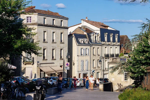 Perigueux Dordogne Francja Lipca 2023 Malownicza Ulica Starego Miasta Turystyka — Zdjęcie stockowe