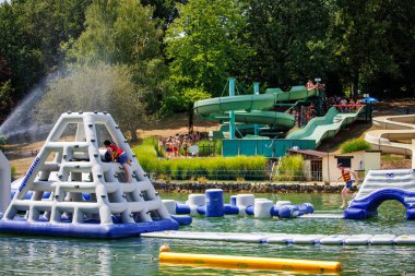 Dordogne, Fransa 23 Temmuz 2023: Su, Turizm, Tatil Macerası