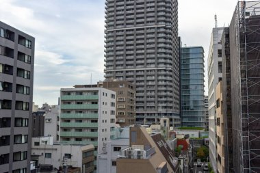 Tokyo, Japonya, 25 Ekim 2023: Tokyo 'daki Modern Konut Binaları