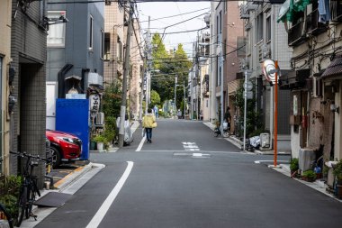 Tokyo, Japonya, 28 Ekim 2023: Tokyo 'da sakin bir yerleşim yeri