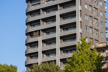 Tokyo, Japonya, 1 Kasım 2023: Tokyo 'daki Modern Apartman