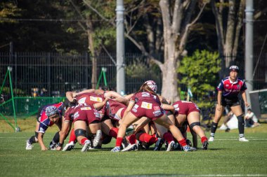 Tokyo, Japonya, 4 Kasım 2023: Bayanlar Rugby Maçı