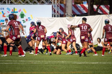 Tokyo, Japonya, 4 Kasım 2023: Bayanlar Rugby Maçı