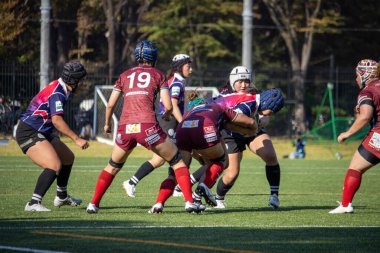 Tokyo, Japonya, 4 Kasım 2023: Bayanlar Rugby Maçı