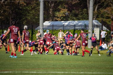 Tokyo, Japonya, 4 Kasım 2023: Women 's Rugby Maçı