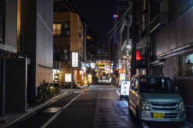 Tokyo, Japonya, 4 Kasım 2023: Tokyo 'da Gece Görüşü