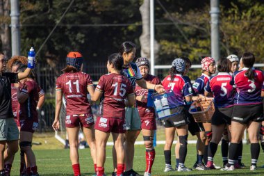 Tokyo, Japonya, 4 Kasım 2023: Bayanlar ragbi takımı