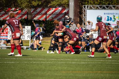 Tokyo, Japonya, 4 Kasım 2023: Bayanlar Rugby Maçı
