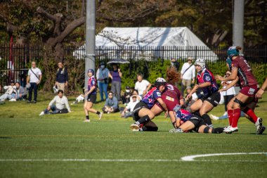 Tokyo, Japonya, 4 Kasım 2023: Bayanlar Rugby Maçı