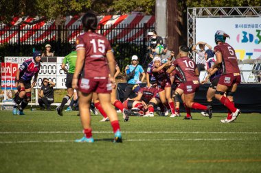 Tokyo, Japonya, 4 Kasım 2023: Bayanlar Rugby Maçı