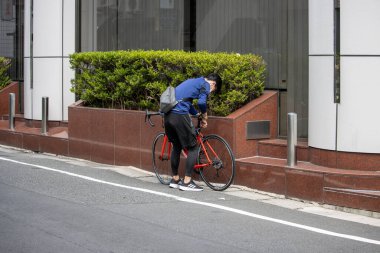 Tokyo, Japonya, 5 Kasım 2023: Şehir Bisikleti