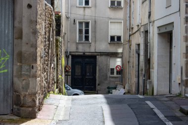 France, 30 March 2024: Tranquil City Alleyway clipart