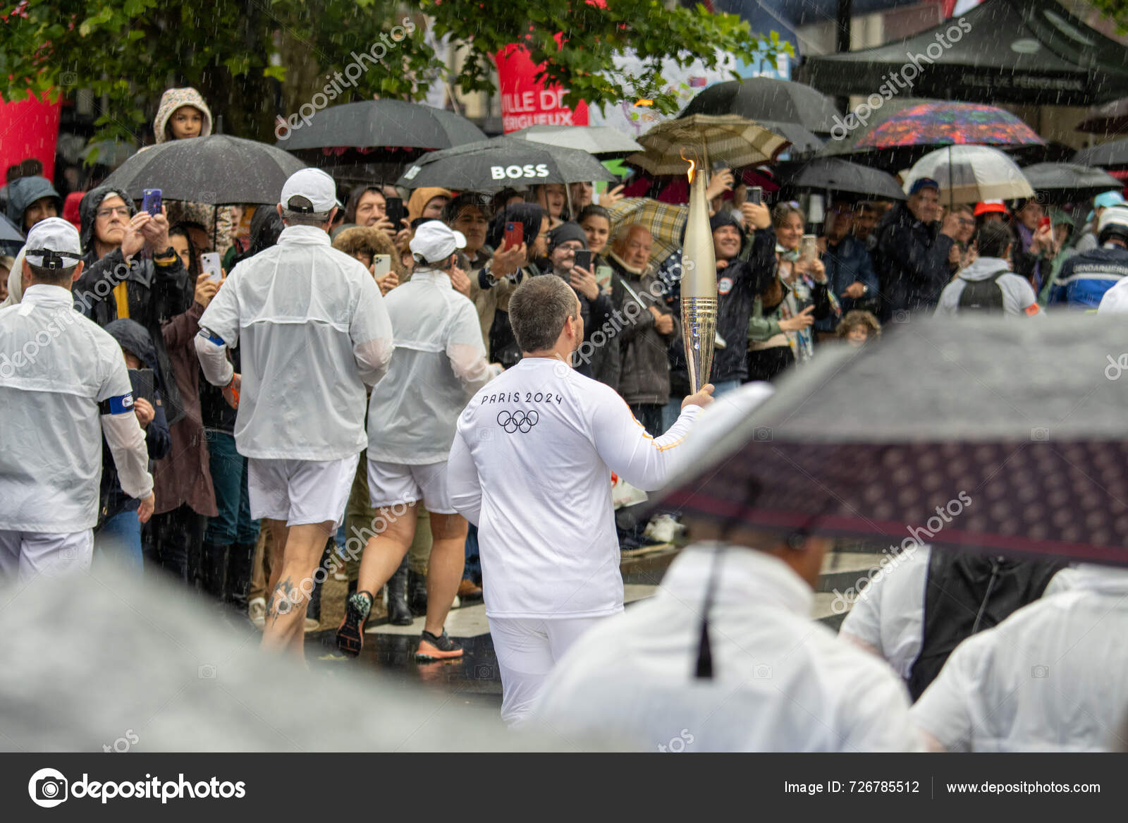 France May 2024 Olympic Torch Relay Paris Paris 2024 Summer — Stock