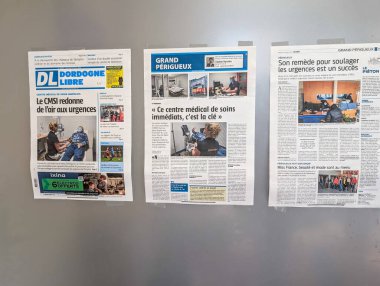Fransa, 18 Eylül 2024: Tıp merkezi ve acil servislerle ilgili üç gazete makalesi