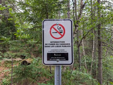 Kanada, 19 Temmuz 2025: Halka açık park alanında esrar içmek yasaktır