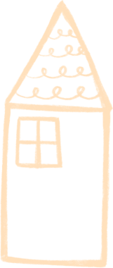 İskandinav boho şekilli karalama çizgisi el çizimi dekor, İskandinav evi