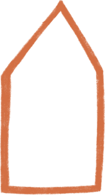 İskandinav boho şekilli karalama çizgisi el çizimi dekor, İskandinav evi