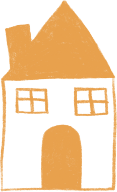 İskandinav boho şekilli karalama çizgisi el çizimi dekor, İskandinav evi