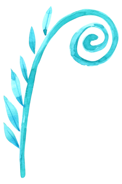 Yeşil Yaprak Suluboya