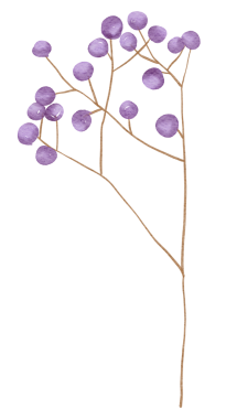 Çiçek elementi suluboya düğün çiçeği