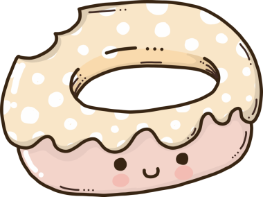 Elle çizilmiş tatlı çizgi filmi şirin